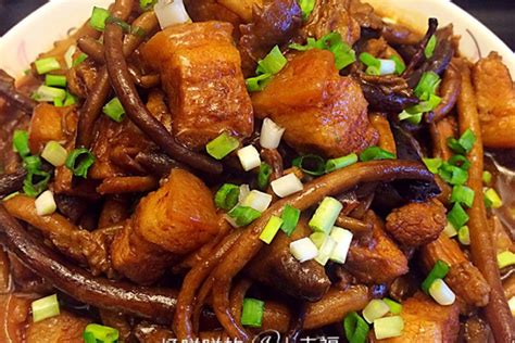 茶树菇烧肉的做法